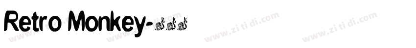 Retro Monkey字体转换